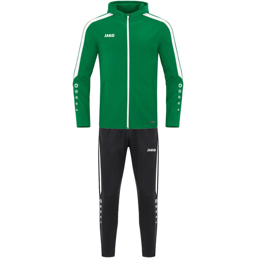 JAKO Trainingsanzug Polyester Power mit Kapuze (sportgrün)