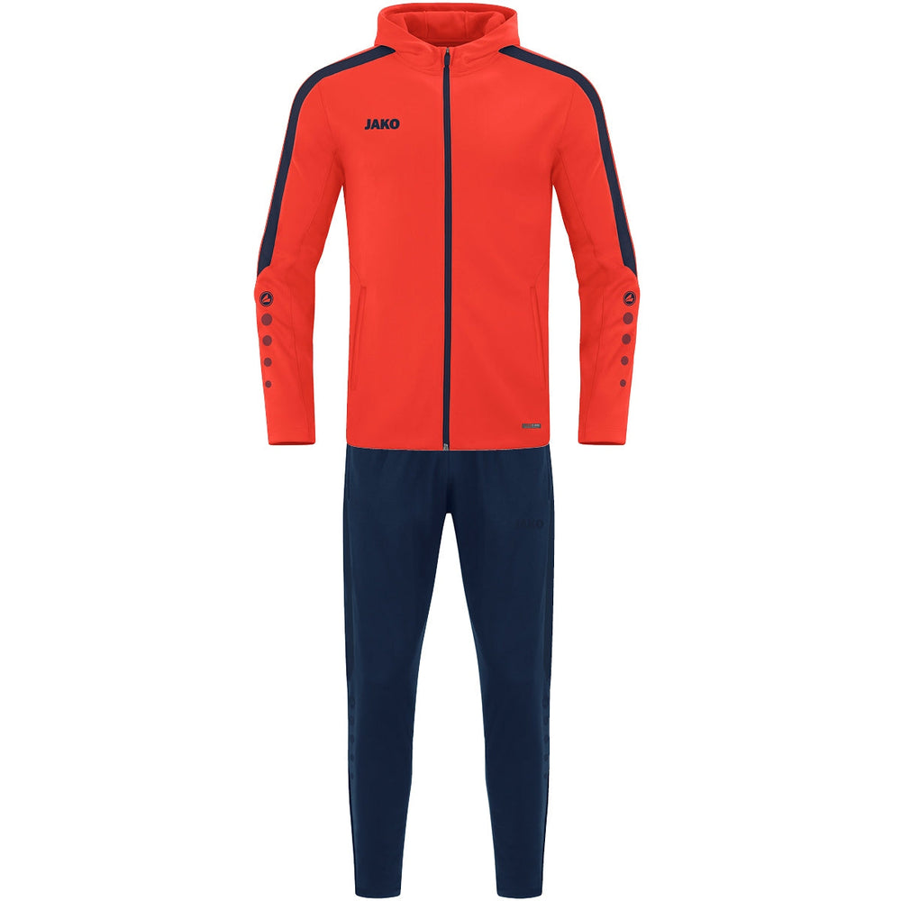 JAKO Trainingsanzug Polyester Power mit Kapuze Damen Orange