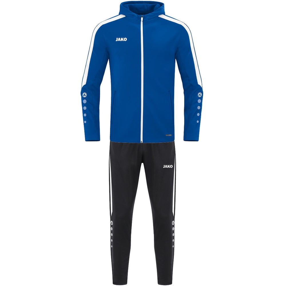 JAKO Trainingsanzug Polyester Power mit Kapuze Unisex Blau