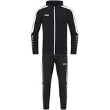 JAKO Trainingsanzug Polyester Power mit Kapuze Kinder Schwarz