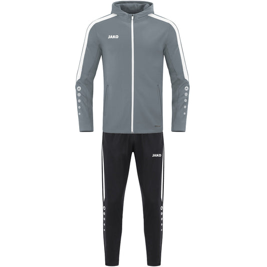 JAKO Trainingsanzug Polyester Power mit Kapuze Damen Grau