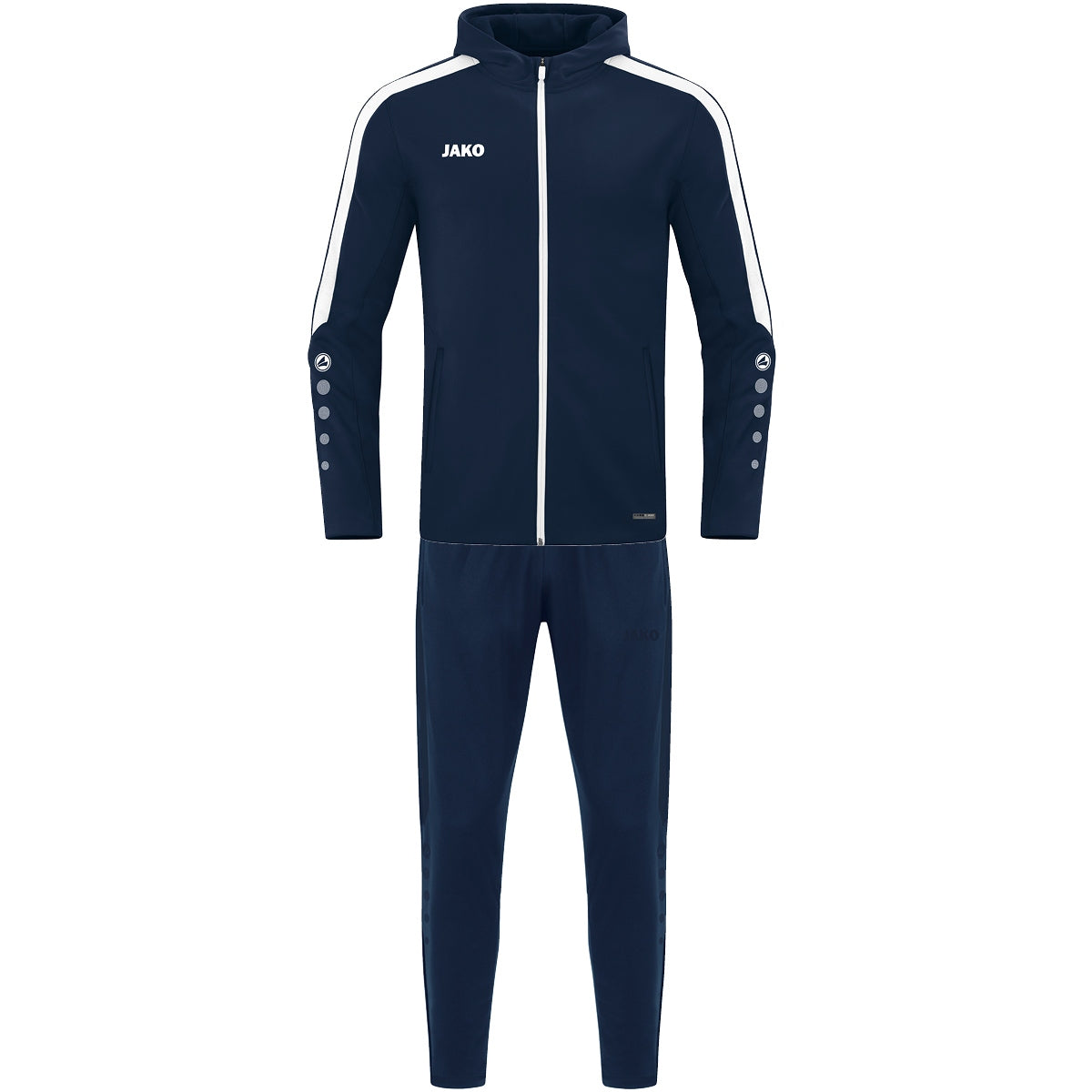 JAKO Trainingsanzug Polyester Power mit Kapuze Kinder Blau