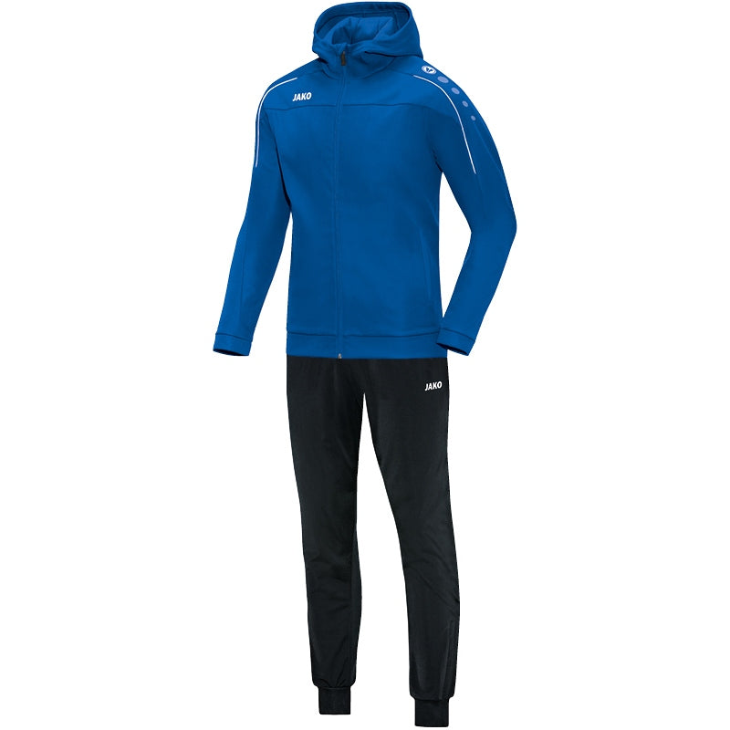 JAKO Trainingsanzug Polyester Classico mit Kapuze Unisex Blau