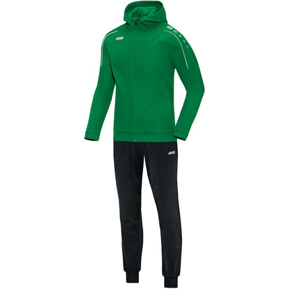 JAKO Trainingsanzug Polyester Classico mit Kapuze Damen Grün