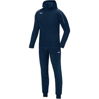 JAKO Trainingsanzug Polyester Classico mit Kapuze Damen Blau