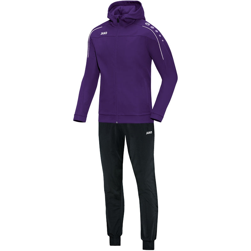 JAKO Trainingsanzug Polyester Classico mit Kapuze Damen Lila