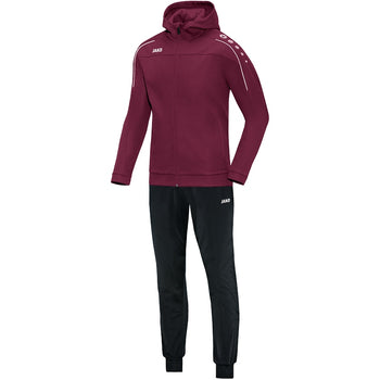 JAKO Trainingsanzug Polyester Classico mit Kapuze Damen Rot