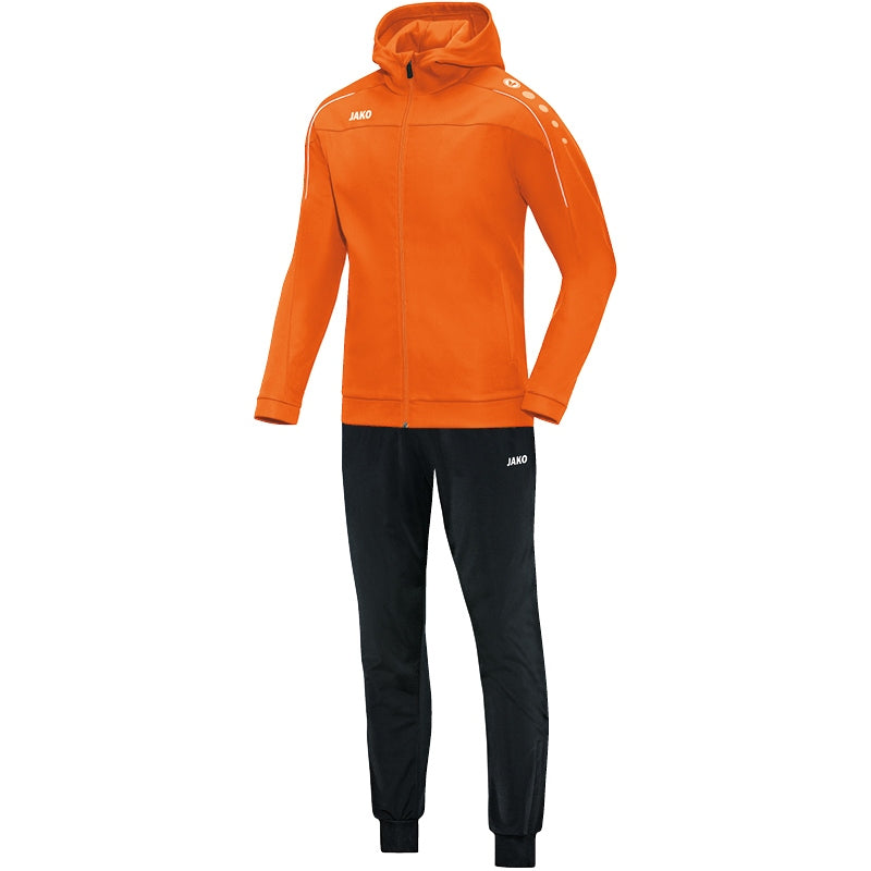 JAKO Trainingsanzug Polyester Classico mit Kapuze Kinder Orange