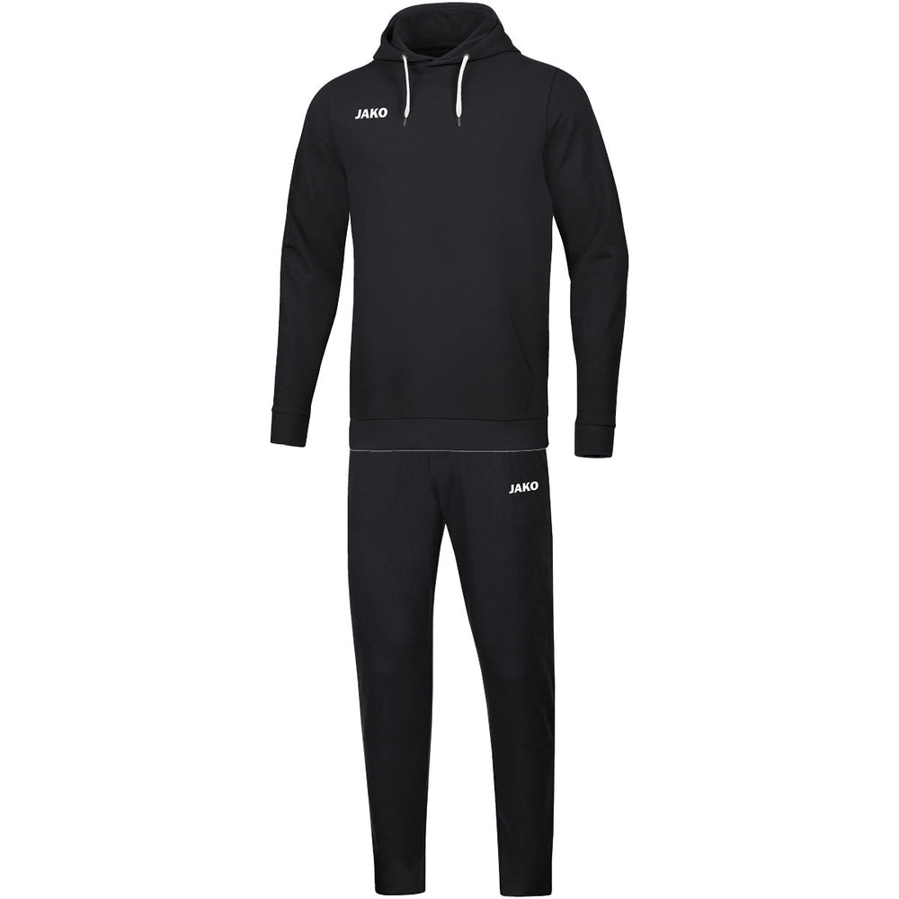 JAKO Jogginganzug Base mit Kapuzensweat Kinder Schwarz