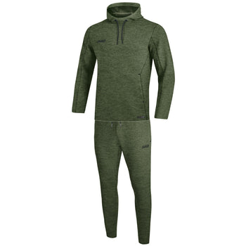 JAKO Jogginganzug Premium Basics mit Kapuzensweat Unisex Grün