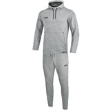 JAKO Jogginganzug Premium Basics mit Kapuzensweat Unisex Grau