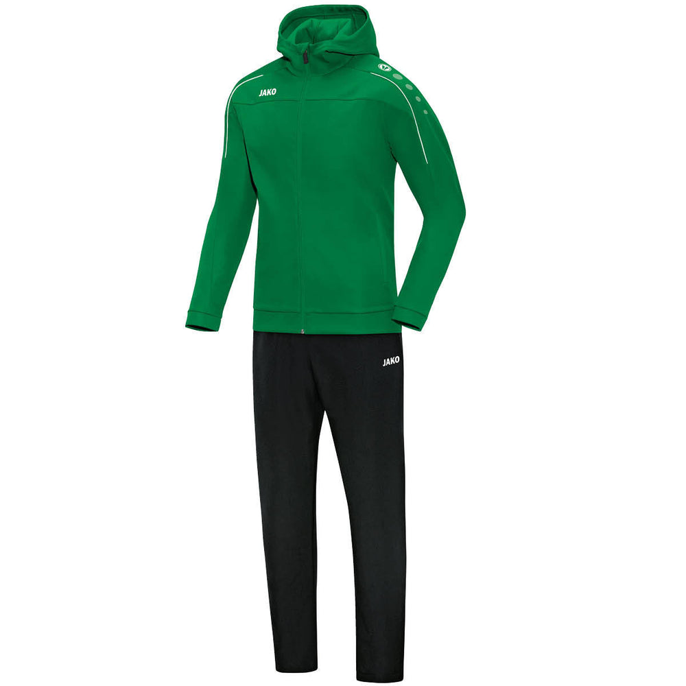 JAKO Präsentationsanzug Classico mit Kapuze Unisex Grün