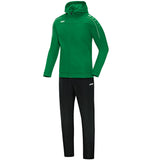 JAKO Präsentationsanzug Classico mit Kapuze Unisex Grün