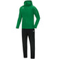 JAKO Präsentationsanzug Classico mit Kapuze Kinder Grün