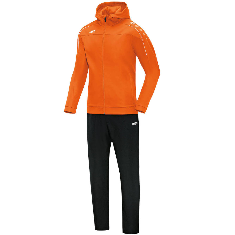 JAKO Präsentationsanzug Classico mit Kapuze Unisex Orange