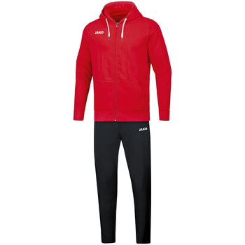JAKO Jogginganzug Base mit Kapuze Unisex Rot