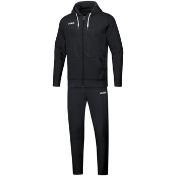 JAKO Jogginganzug Base mit Kapuze Unisex Schwarz