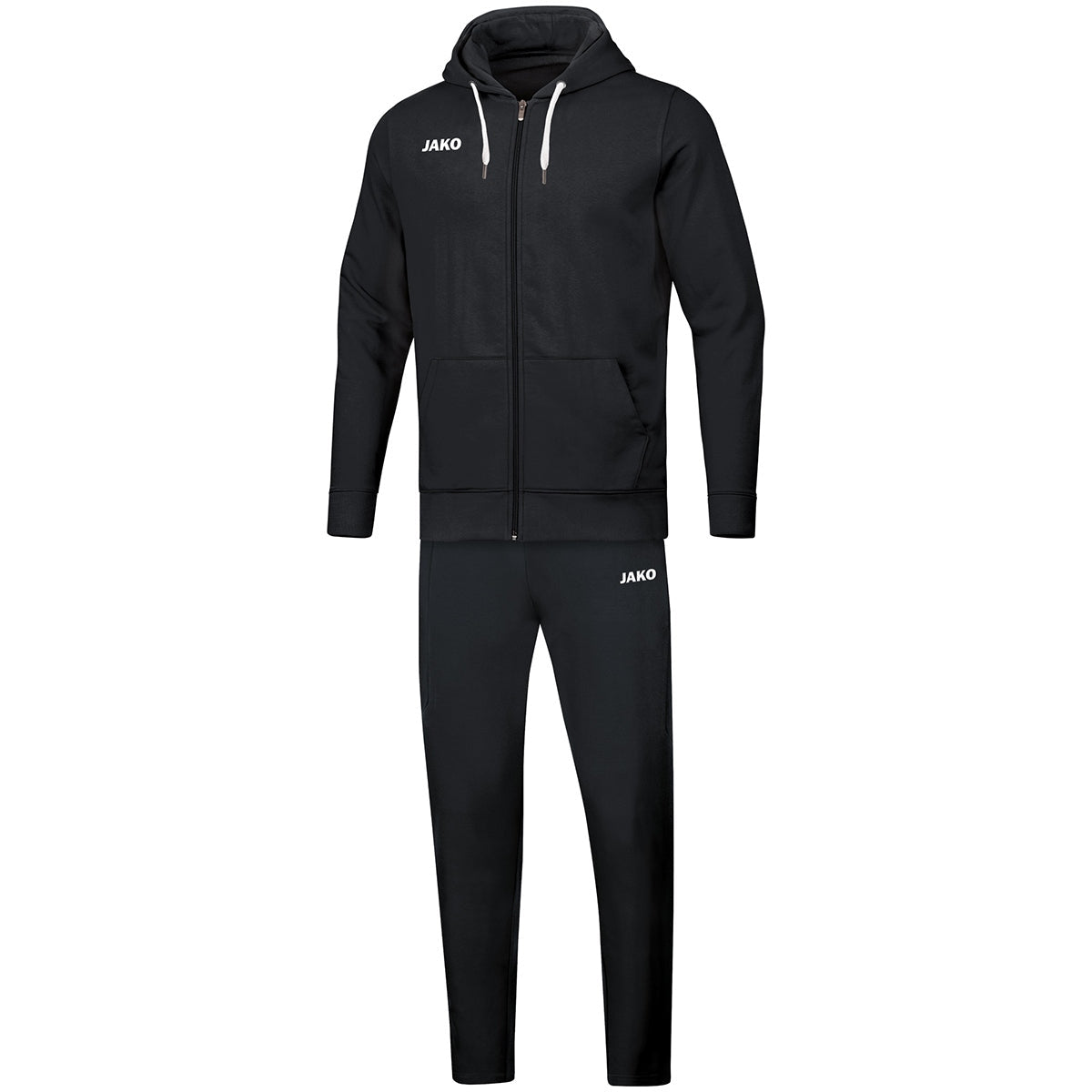 JAKO Jogginganzug Base mit Kapuze Damen Schwarz