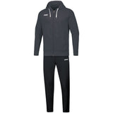 JAKO Jogginganzug Base mit Kapuze Kinder Grau