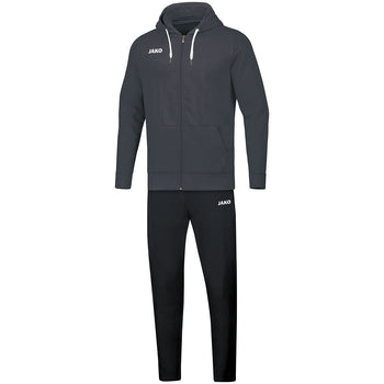 JAKO Jogginganzug Base mit Kapuze Kinder Grau