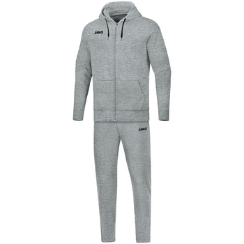 JAKO Jogginganzug Base mit Kapuze Kinder Grau