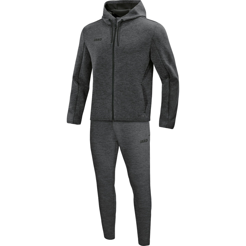 JAKO Jogginganzug Premium Basics mit Kapuze Unisex Schwarz