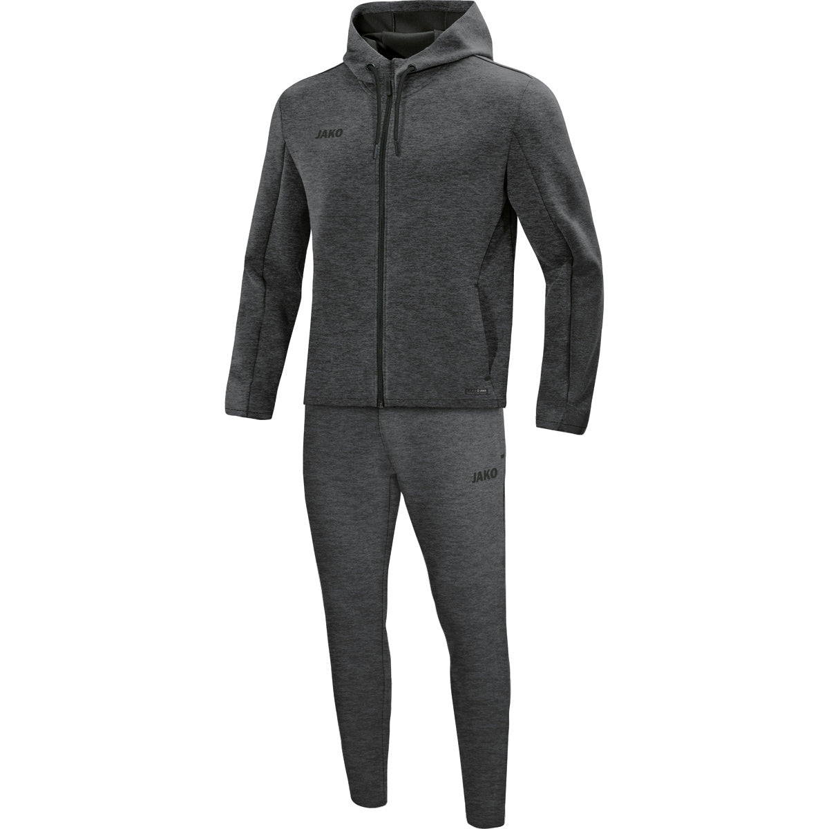 JAKO Jogginganzug Premium Basics mit Kapuze Unisex Schwarz