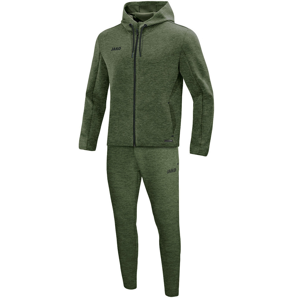 JAKO Jogginganzug Premium Basics mit Kapuze Damen Grün
