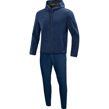 JAKO Jogginganzug Premium Basics mit Kapuze Damen Blau