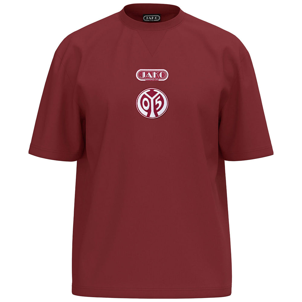 JAKO Mainz 05 T-Shirt Freizeit (rubinrot)