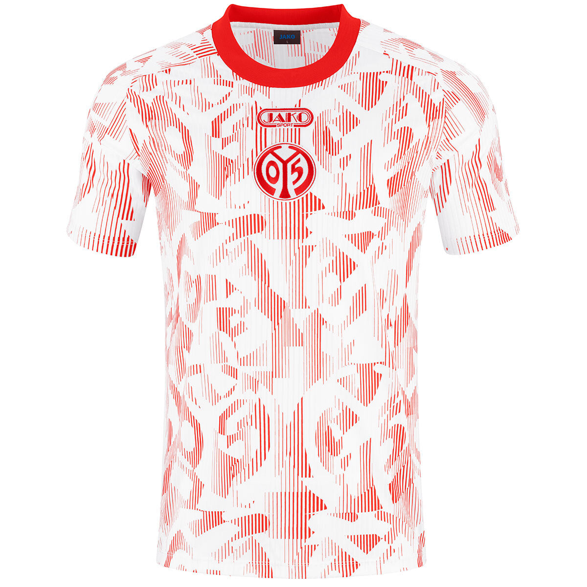 JAKO Mainz 05 Warm-Up T-Shirt (weiß/rot)