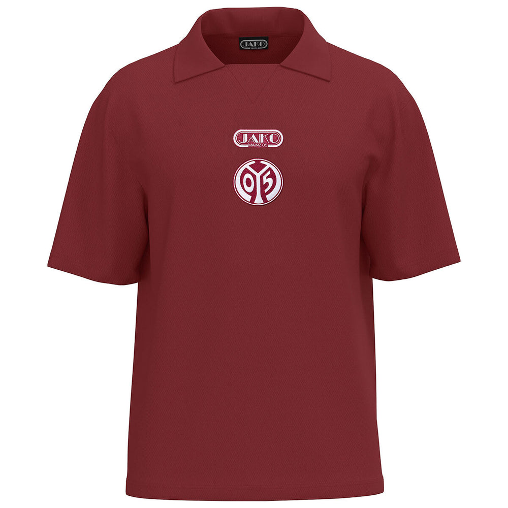 JAKO Mainz 05 Polo Freizeit (rubinrot)
