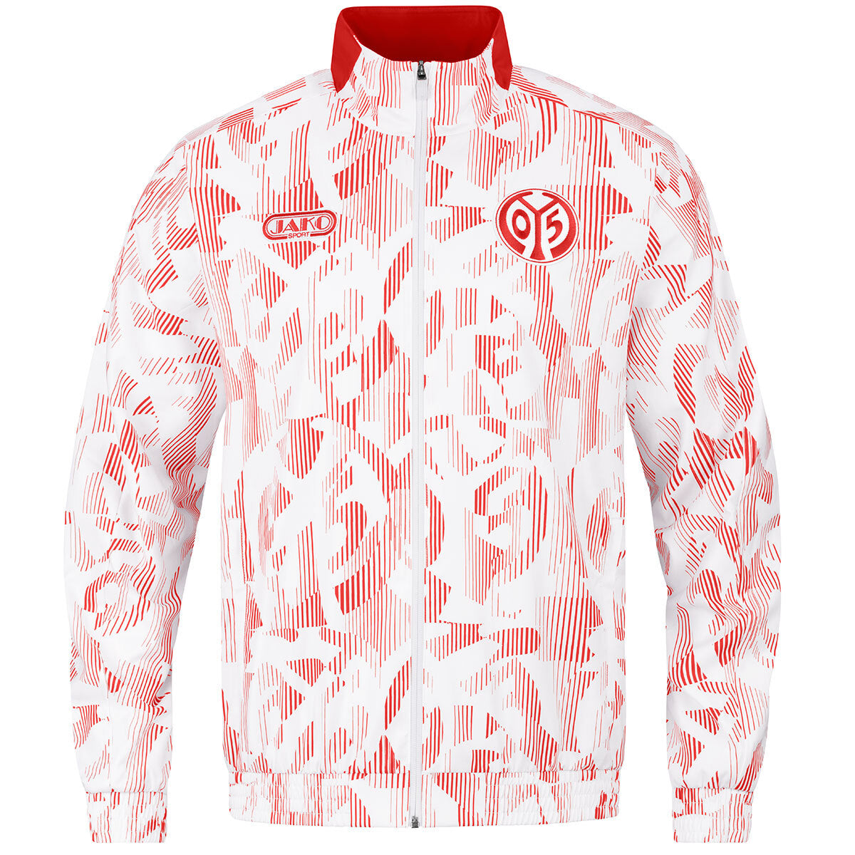 JAKO Mainz 05 Einlaufjacke (weiß/rot)