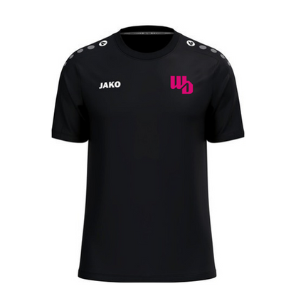 OOWV T-Shirt One Cotton Unisex Schwarz (6101-800, Monogram:Pink)
