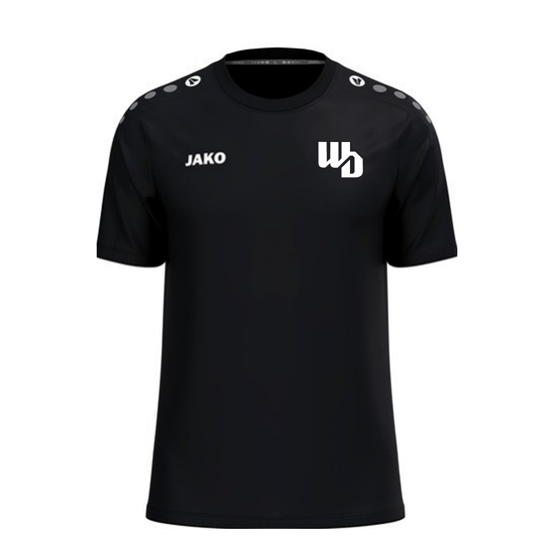 OOWV T-Shirt One Cotton Unisex Schwarz (6101-800, Monogram:Weiß)