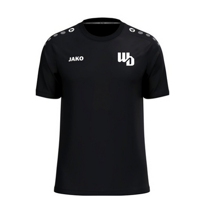OOWV T-Shirt One Cotton Unisex Schwarz (6101-800, Monogram:Weiß)