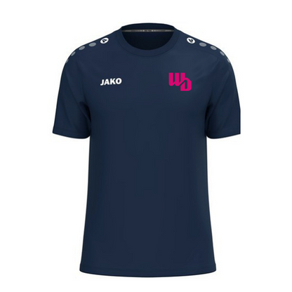 OOWV T-Shirt One Cotton Unisex Blau (6101-900, Monogram:Pink)