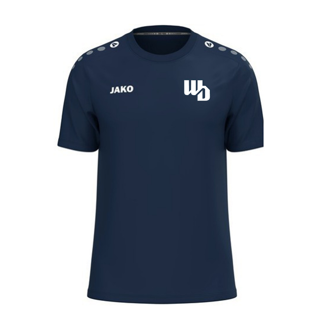 OOWV T-Shirt One Cotton Unisex Blau (6101-900, Monogram:Weiß)