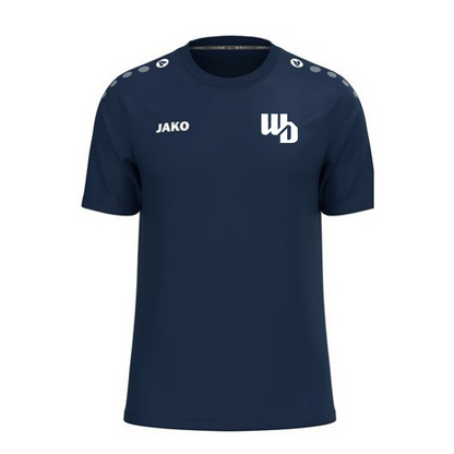 OOWV T-Shirt One Cotton Unisex Blau (6101-900, Monogram:Weiß)