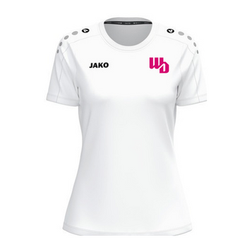 OOWV T-Shirt One Cotton Damen Weiß (6101D-000, Monogram:Pink)