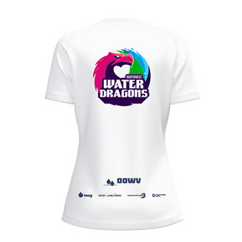 OOWV T-Shirt One Cotton Damen Weiß (6101D-000, Monogram:Lila)
