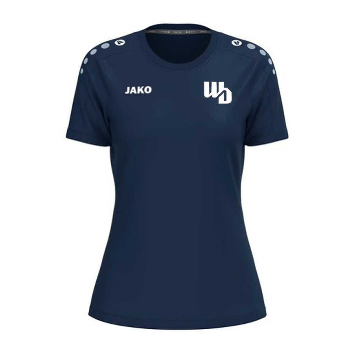 OOWV T-Shirt One Cotton Damen Blau (6101D-900, Monogram:Weiß)