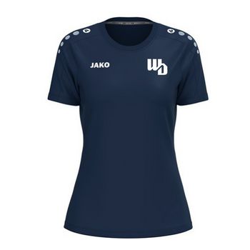 OOWV T-Shirt One Cotton Damen Blau (6101D-900, Monogram:Weiß)