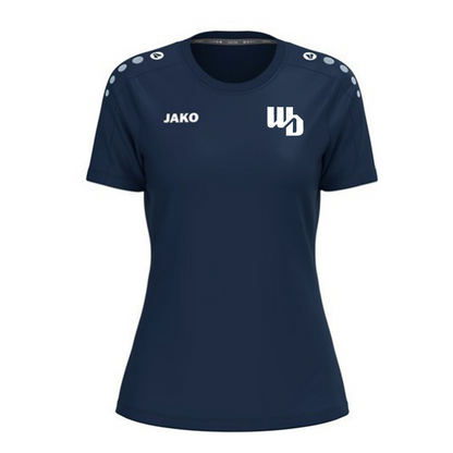 OOWV T-Shirt One Cotton Damen Blau (6101D-900, Monogram:Weiß)