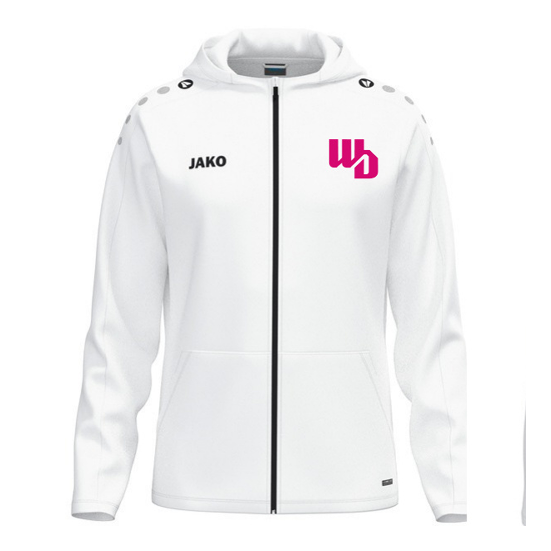 OOWV Jako Kapuzenjacke One Unisex Weiß (6800-000, Monogram:Pink)