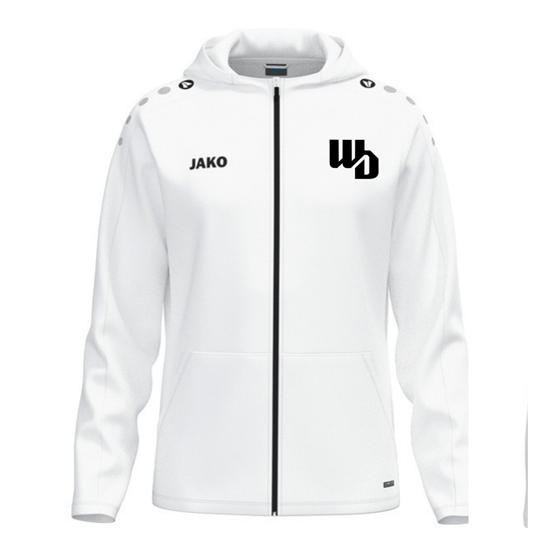 OOWV Jako Kapuzenjacke One Unisex Weiß (6800-000, Monogram:Schwarz)