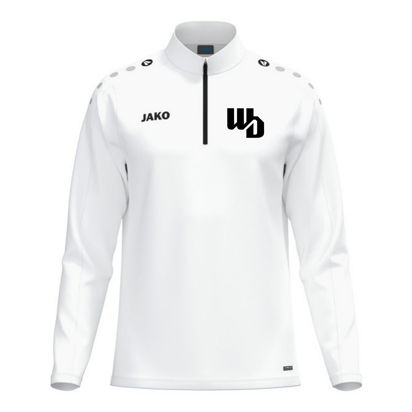 OOWV ZipTop Weiß (8600-000, Monogram: Schwarz)