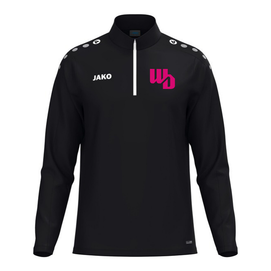 OOWV ZipTop Schwarz (8600-800, Monogram:Pink)