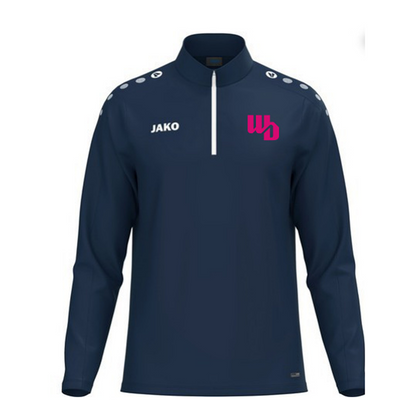 OOWV ZipTop Blau (8600-900, Monogram:Pink)