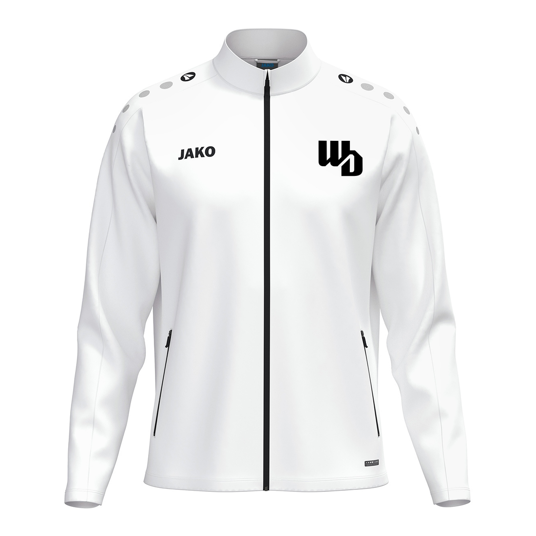 OOWV Freizeitjacke One  Unisex Weiß (9800-000, Monogram:Schwarz)